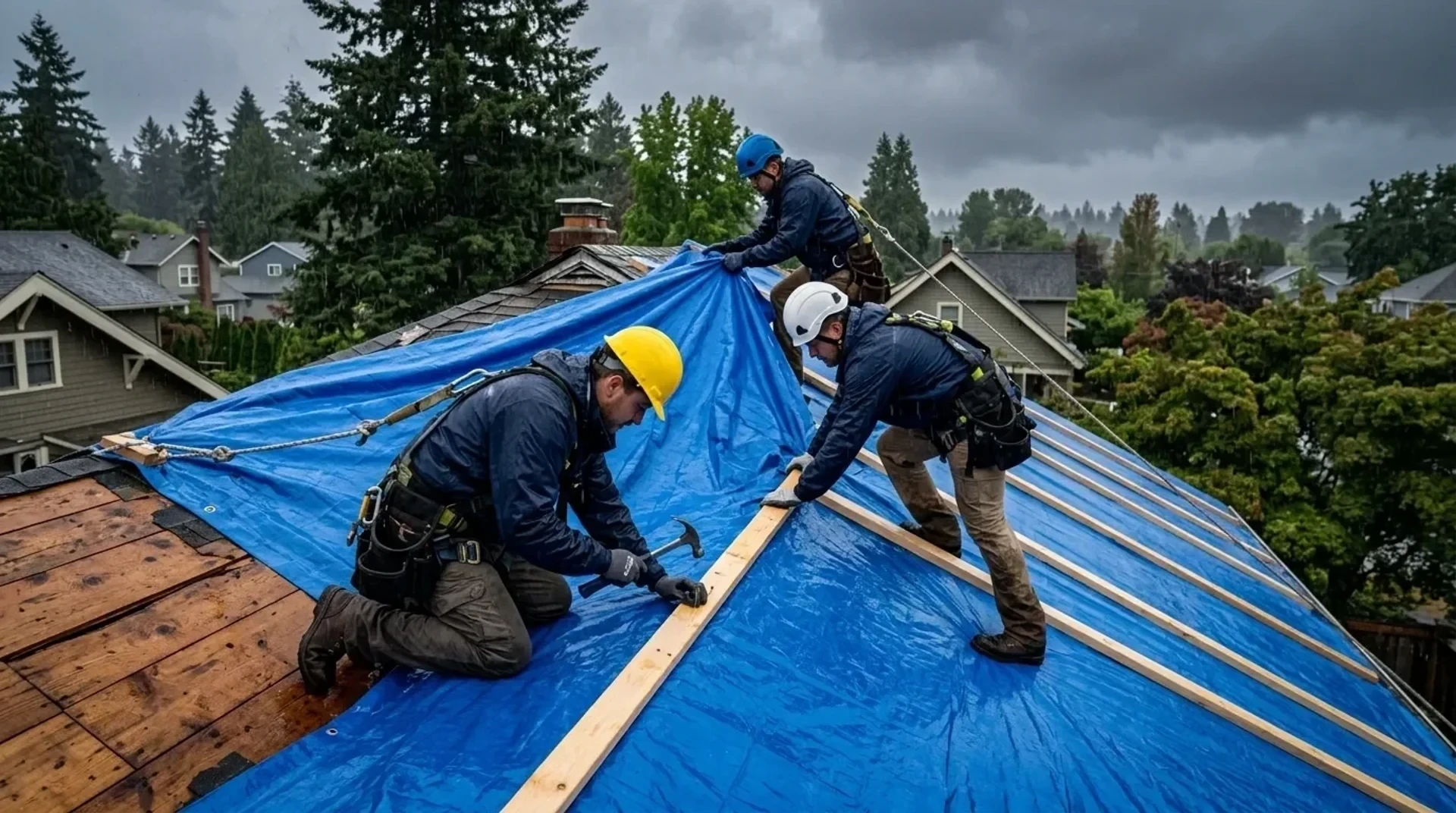 24/7 Emergency Roof Leak Repair and Rapid Storm Tarping Dispatch in Vancouver WA