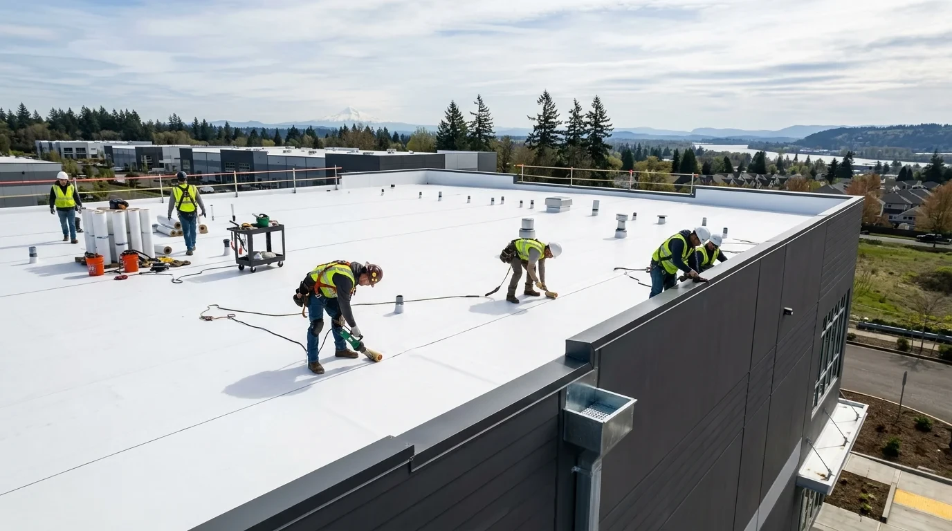 Commercial and Residential Low-Slope Flat Roofing in Vancouver WA