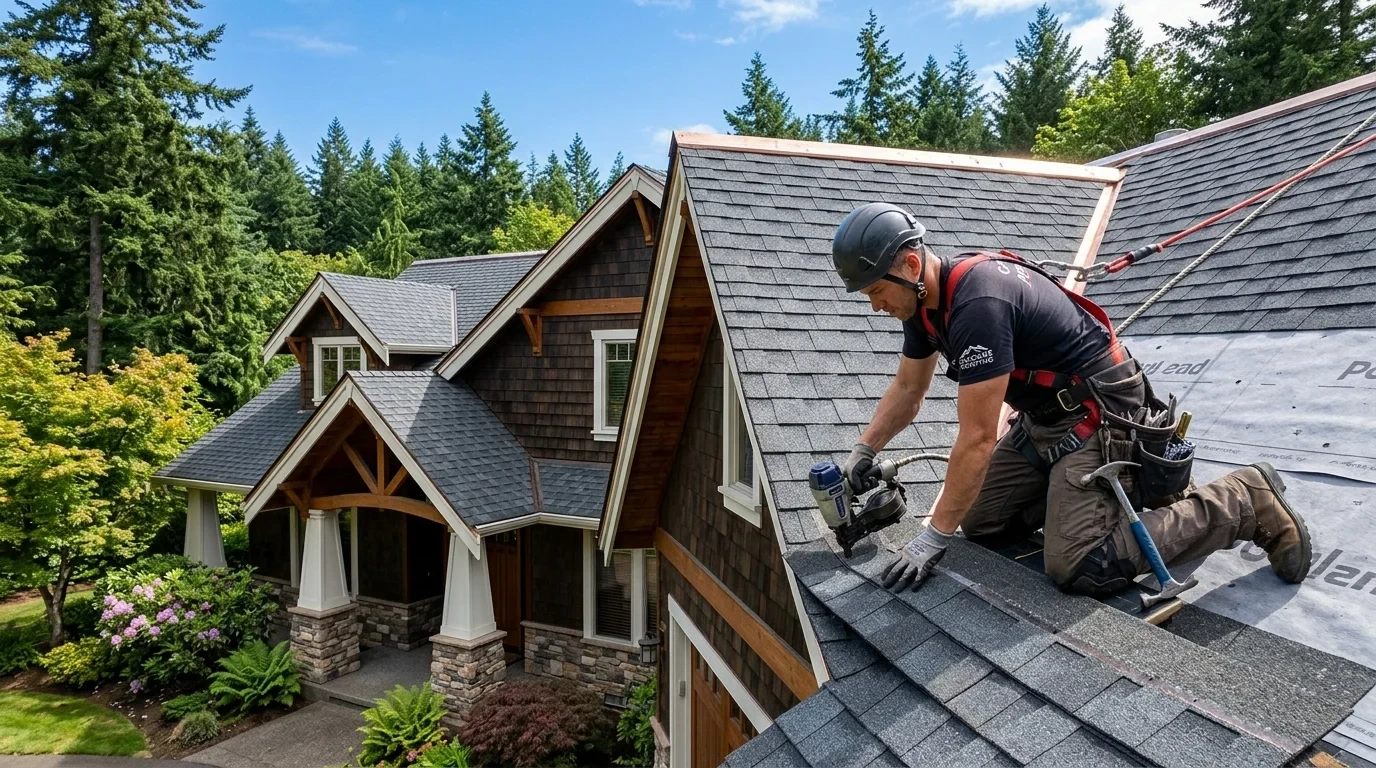 Full Tear-Off Architectural Shingle Roof Replacement in Vancouver WA Clark County